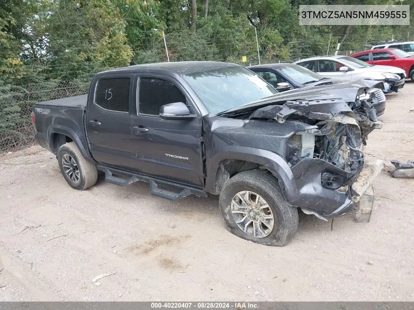 2022 Toyota Tacoma Trd Sport VIN: 3TMCZ5AN5NM459555 Lot: 40220407