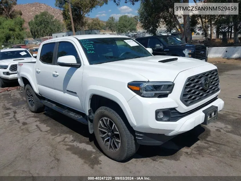 2022 Toyota Tacoma Trd Sport VIN: 3TMCZ5AN9NM529459 Lot: 40247220