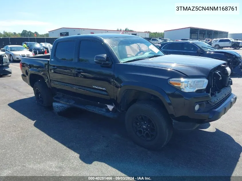 2022 Toyota Tacoma Sr5 V6 VIN: 3TMAZ5CN4NM168761 Lot: 40251466