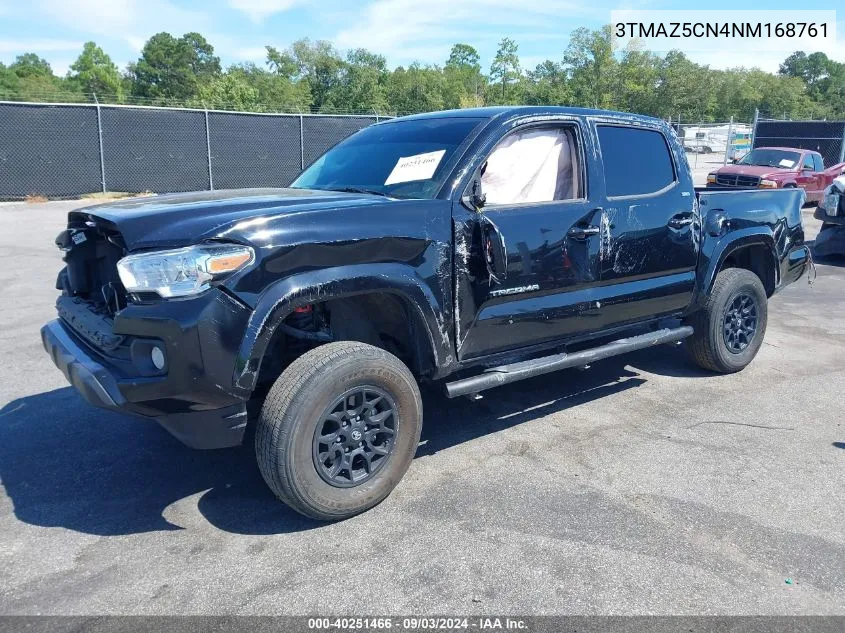 2022 Toyota Tacoma Sr5 V6 VIN: 3TMAZ5CN4NM168761 Lot: 40251466