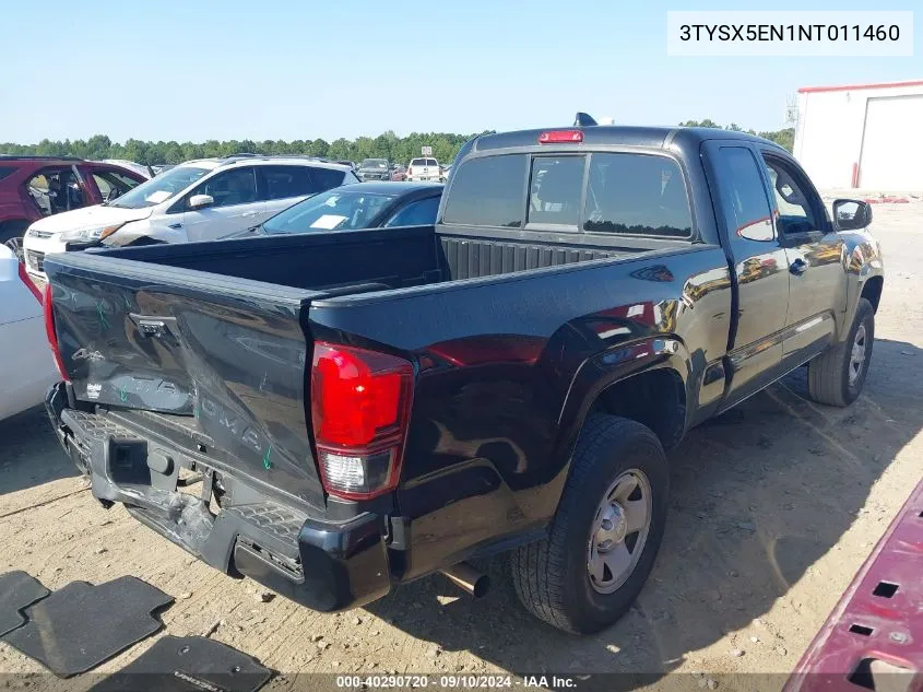 3TYSX5EN1NT011460 2022 Toyota Tacoma Access Cab/Sr/Sr5