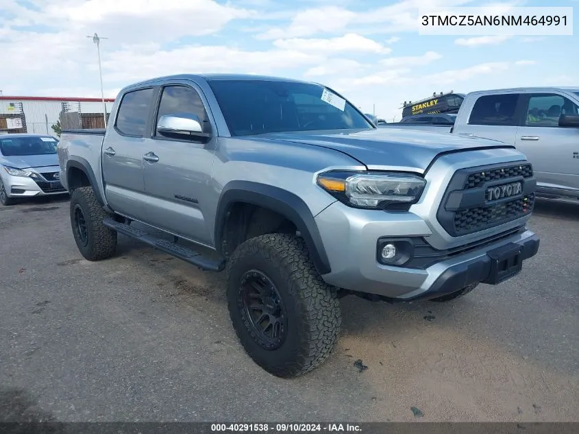 2022 Toyota Tacoma Trd Off Road VIN: 3TMCZ5AN6NM464991 Lot: 40291538