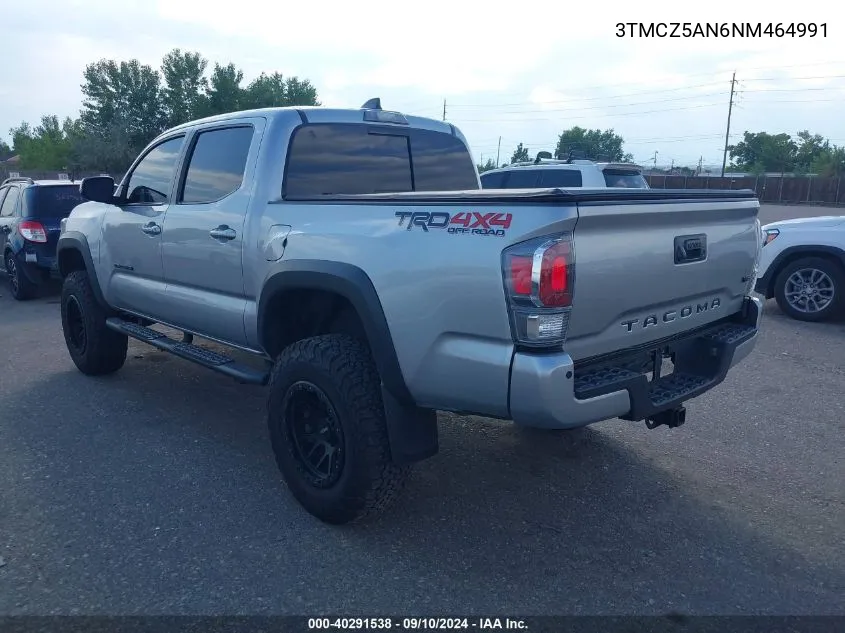 3TMCZ5AN6NM464991 2022 Toyota Tacoma Trd Off Road