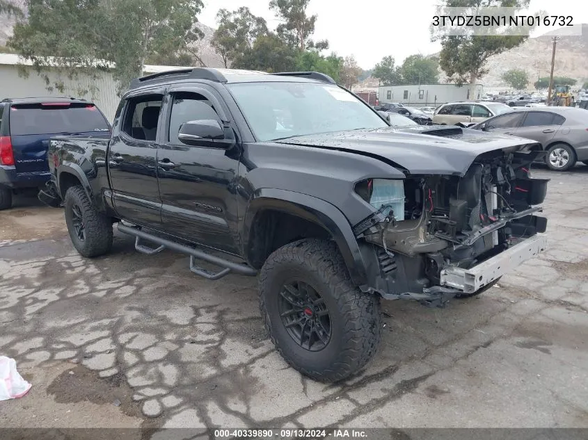 2022 Toyota Tacoma Trd Sport VIN: 3TYDZ5BN1NT016732 Lot: 40339890