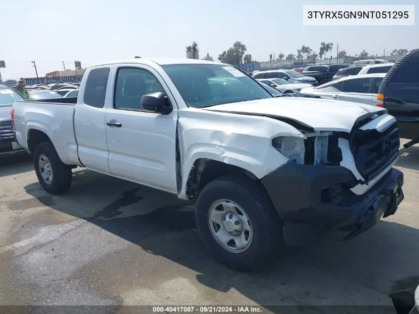 3TYRX5GN9NT051295 2022 Toyota Tacoma Sr