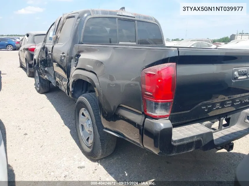 3TYAX5GN1NT039977 2022 Toyota Tacoma Sr