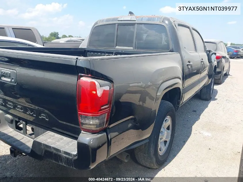 3TYAX5GN1NT039977 2022 Toyota Tacoma Sr