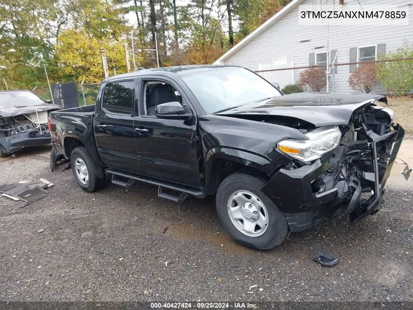 2022 Toyota Tacoma Sr V6 VIN: 3TMCZ5ANXNM478859 Lot: 40427424