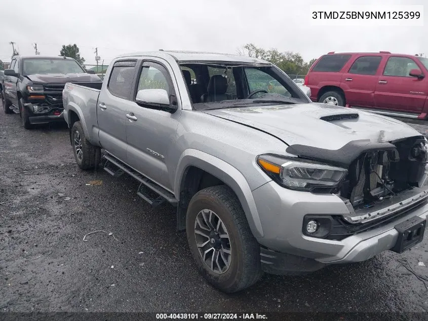 2022 Toyota Tacoma Trd Sport VIN: 3TMDZ5BN9NM125399 Lot: 40438101