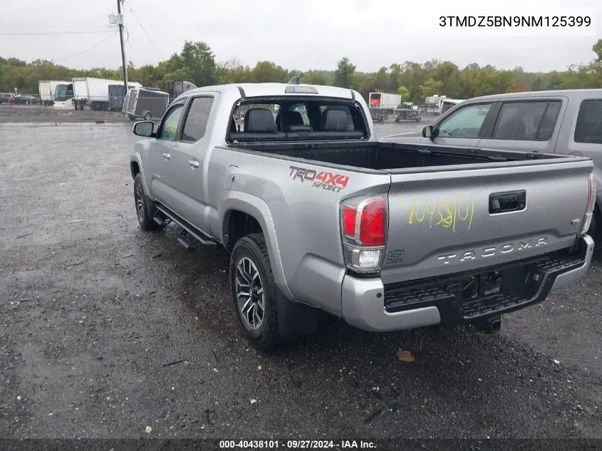 3TMDZ5BN9NM125399 2022 Toyota Tacoma Trd Sport