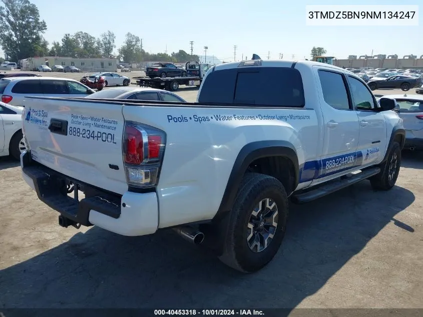 2022 Toyota Tacoma Trd Off Road VIN: 3TMDZ5BN9NM134247 Lot: 40453318