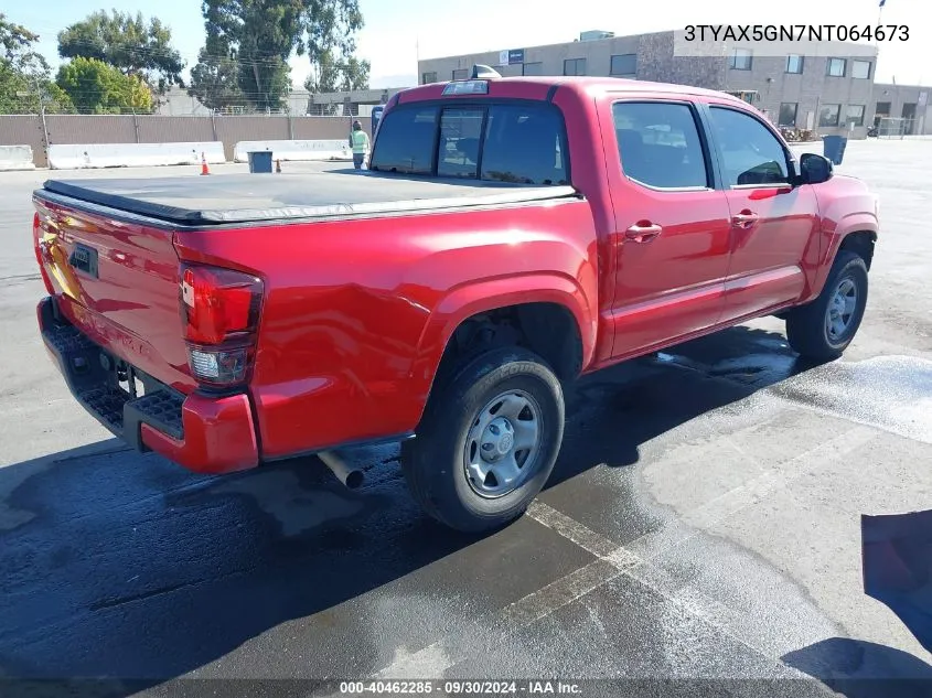 3TYAX5GN7NT064673 2022 Toyota Tacoma Sr