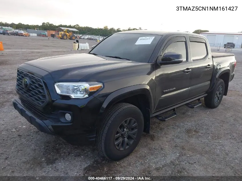 2022 Toyota Tacoma Sr5 V6 VIN: 3TMAZ5CN1NM161427 Lot: 40466117