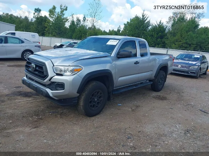 3TYRZ5CN3NT016865 2022 Toyota Tacoma Sr V6