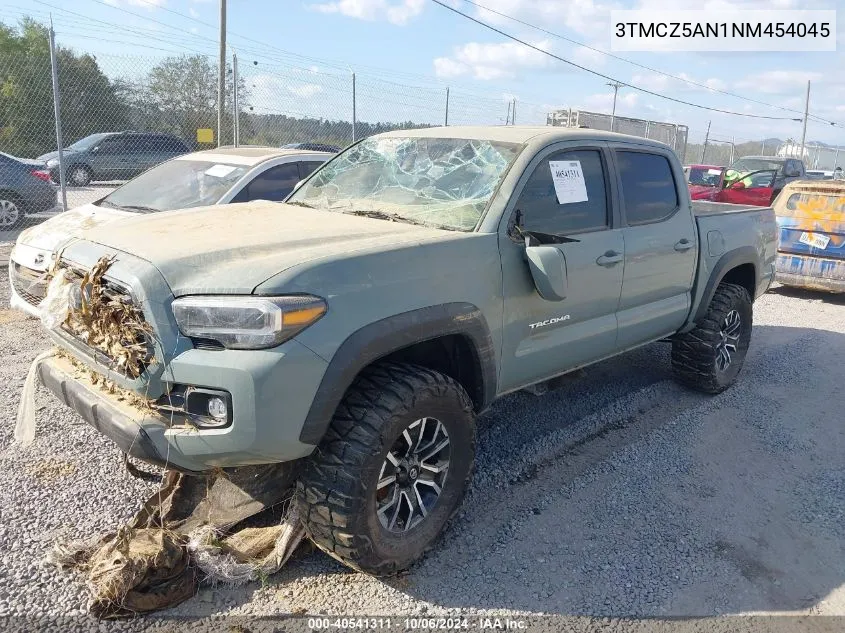 2022 Toyota Tacoma Trd Off Road VIN: 3TMCZ5AN1NM454045 Lot: 40541311