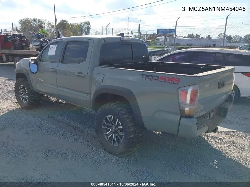 2022 Toyota Tacoma Trd Off Road VIN: 3TMCZ5AN1NM454045 Lot: 40541311