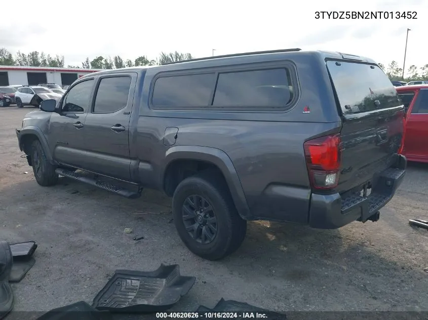 3TYDZ5BN2NT013452 2022 Toyota Tacoma Sr5 V6