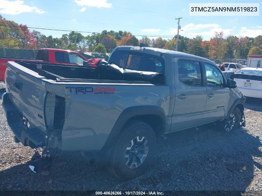 2022 Toyota Tacoma Trd Off Road VIN: 3TMCZ5AN9NM519823 Lot: 40626266