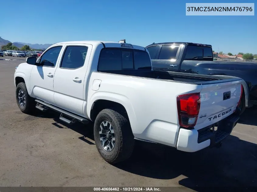 2022 Toyota Tacoma Sr V6 VIN: 3TMCZ5AN2NM476796 Lot: 40656462