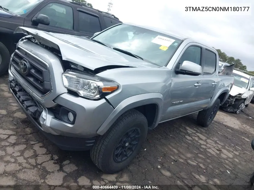 3TMAZ5CN0NM180177 2022 Toyota Tacoma Sr5 V6