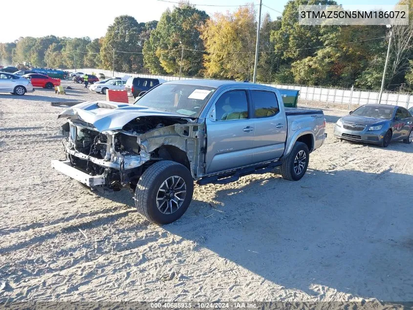 2022 Toyota Tacoma Trd Sport VIN: 3TMAZ5CN5NM186072 Lot: 40685935