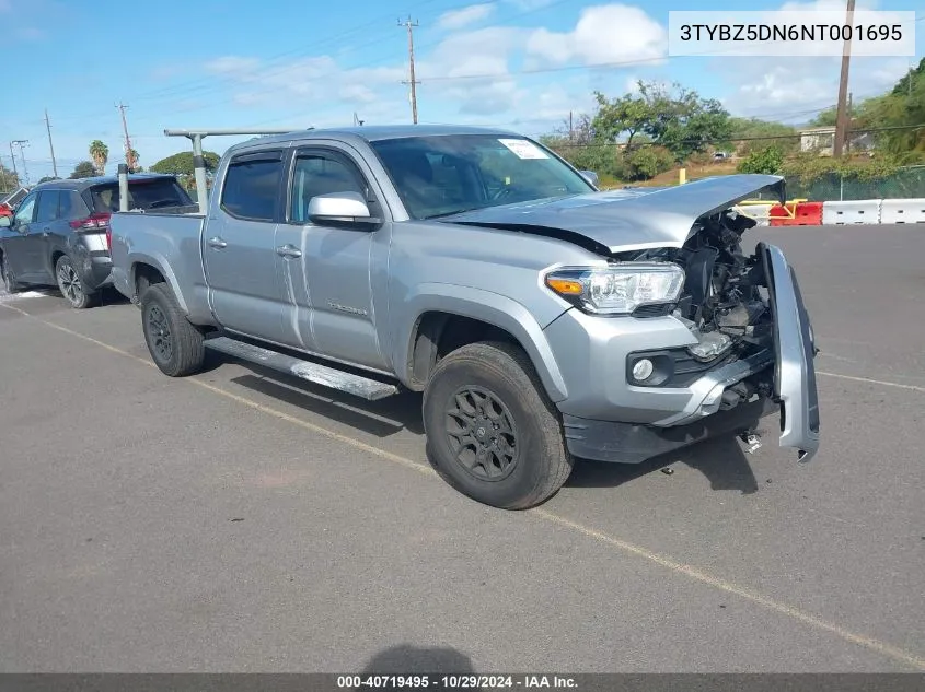 2022 Toyota Tacoma Sr5 V6 VIN: 3TYBZ5DN6NT001695 Lot: 40719495