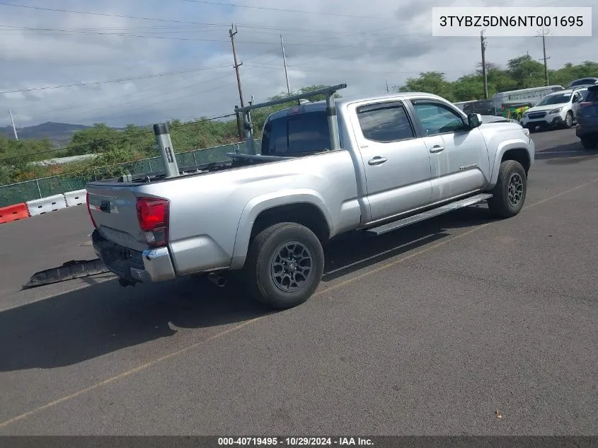 3TYBZ5DN6NT001695 2022 Toyota Tacoma Sr5 V6