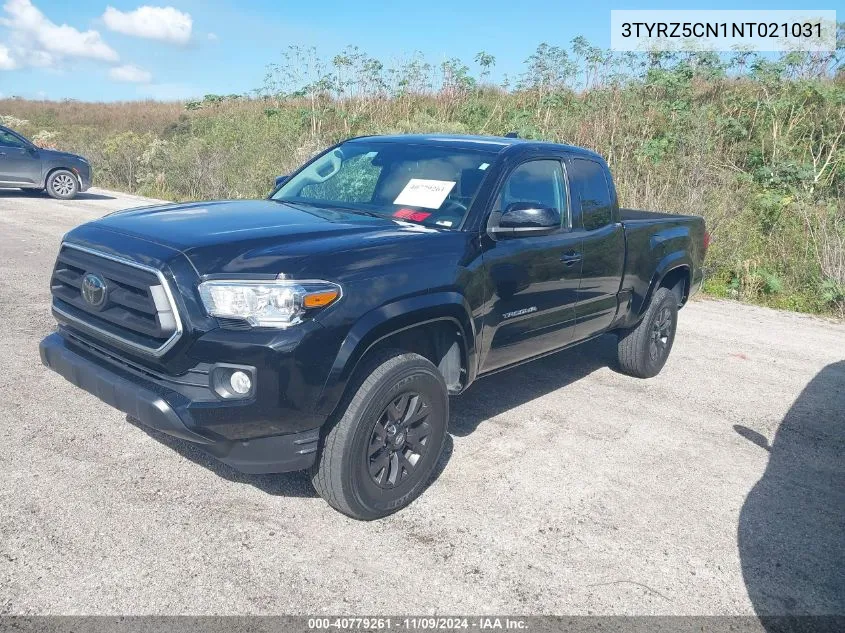 2022 Toyota Tacoma Sr5/Sr5 V6 VIN: 3TYRZ5CN1NT021031 Lot: 40779261