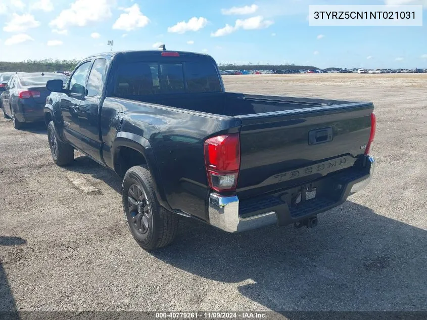 2022 Toyota Tacoma Sr5/Sr5 V6 VIN: 3TYRZ5CN1NT021031 Lot: 40779261