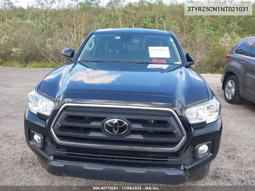 2022 Toyota Tacoma Sr5/Sr5 V6 VIN: 3TYRZ5CN1NT021031 Lot: 40779261