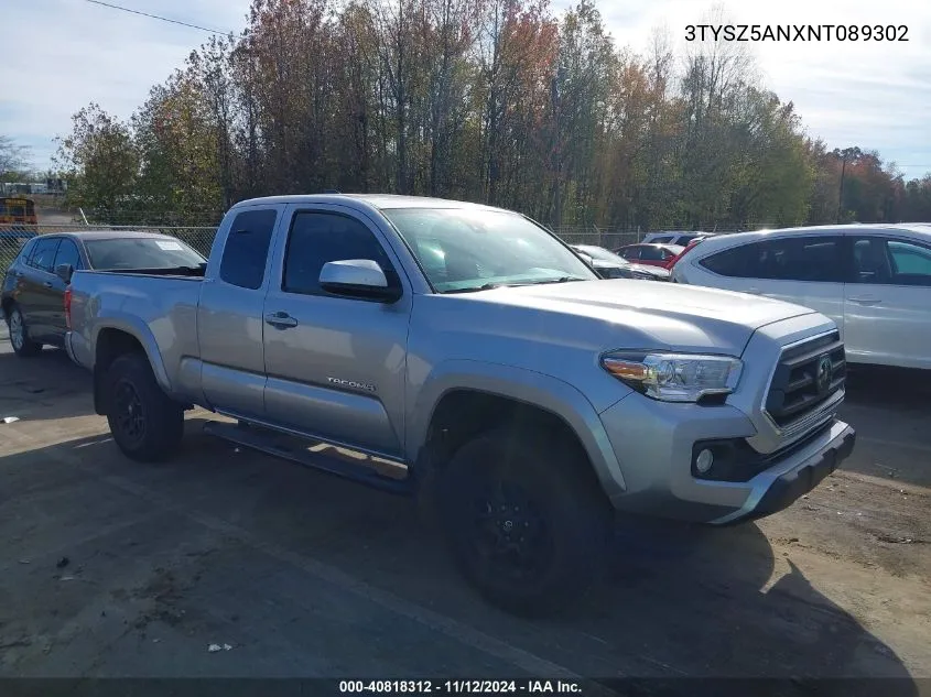 2022 Toyota Tacoma Sr5 V6 VIN: 3TYSZ5ANXNT089302 Lot: 40818312