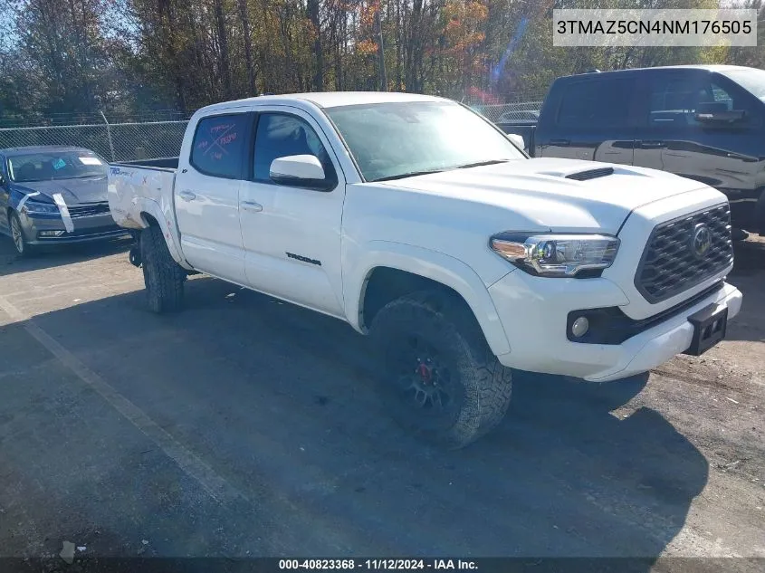 2022 Toyota Tacoma Trd Sport VIN: 3TMAZ5CN4NM176505 Lot: 40823368