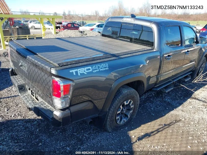 2022 Toyota Tacoma Trd Off Road VIN: 3TMDZ5BN7NM133243 Lot: 40824391