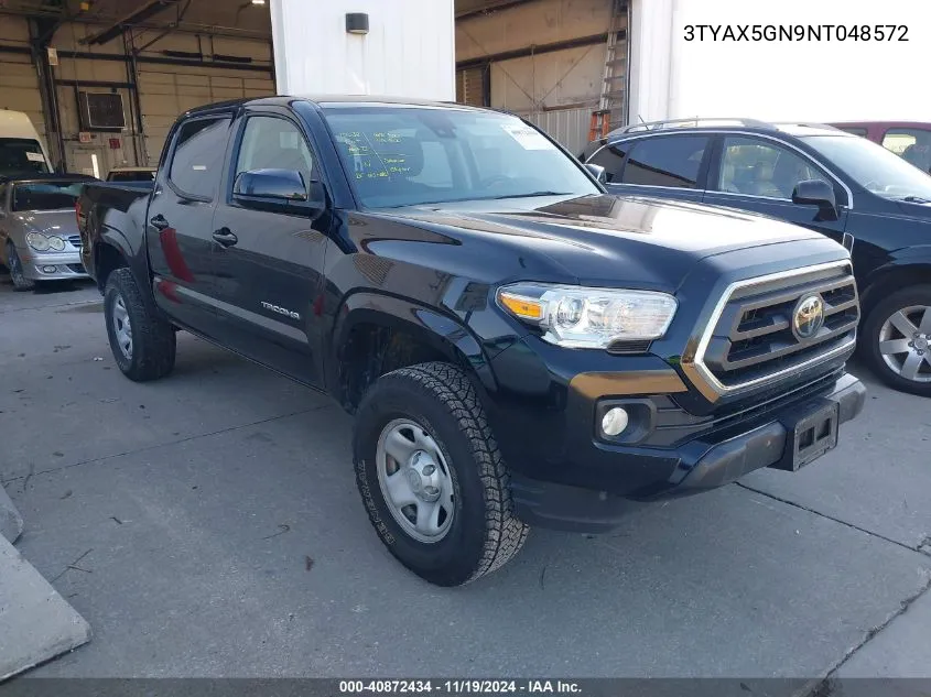 2022 Toyota Tacoma Sr5 VIN: 3TYAX5GN9NT048572 Lot: 40872434