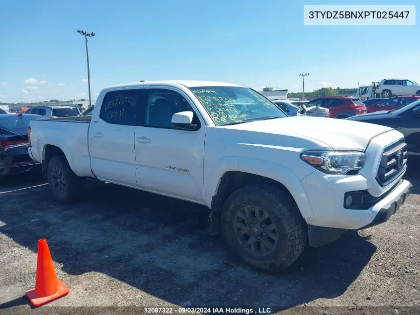 2023 Toyota Tacoma Double Cab/Sr5/Trd Sport/Trd Off Road VIN: 3TYDZ5BNXPT025447 Lot: 12087322