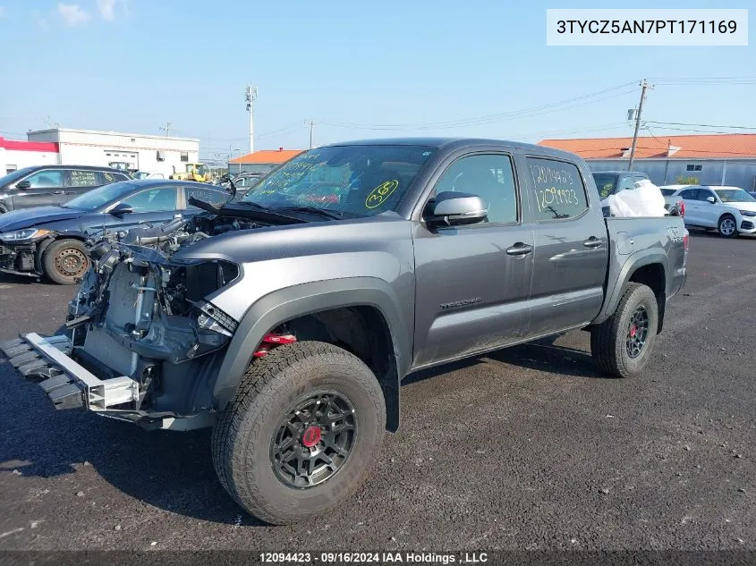 3TYCZ5AN7PT171169 2023 Toyota Tacoma Ltd Nightshade