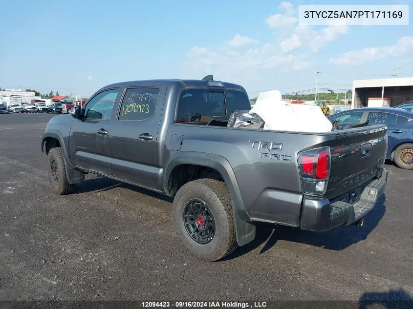 3TYCZ5AN7PT171169 2023 Toyota Tacoma Ltd Nightshade