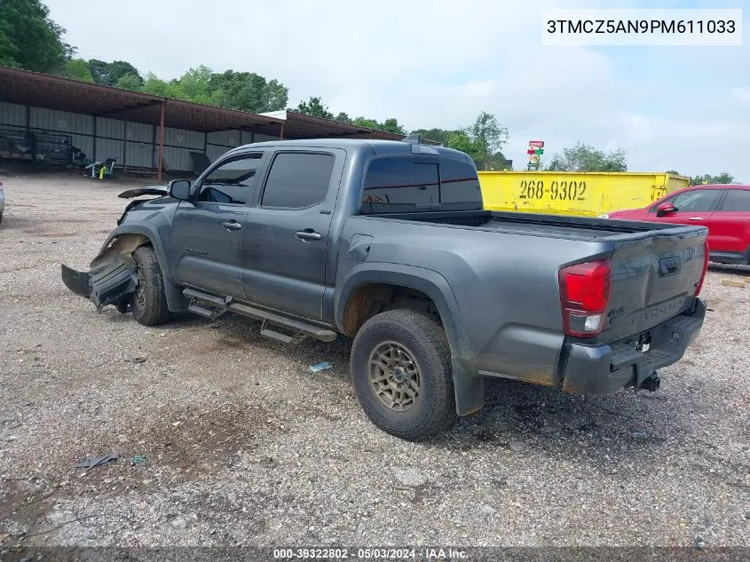 2023 Toyota Tacoma Trail Edition VIN: 3TMCZ5AN9PM611033 Lot: 39322802