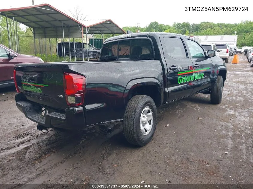 2023 Toyota Tacoma Sr V6 VIN: 3TMCZ5AN5PM629724 Lot: 39391737