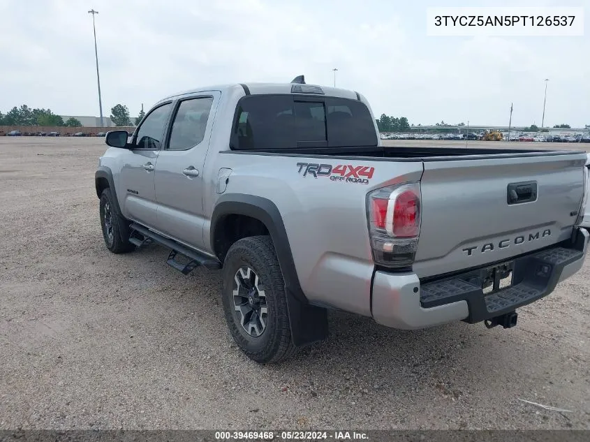 2023 Toyota Tacoma Trd Off Road VIN: 3TYCZ5AN5PT126537 Lot: 39469468