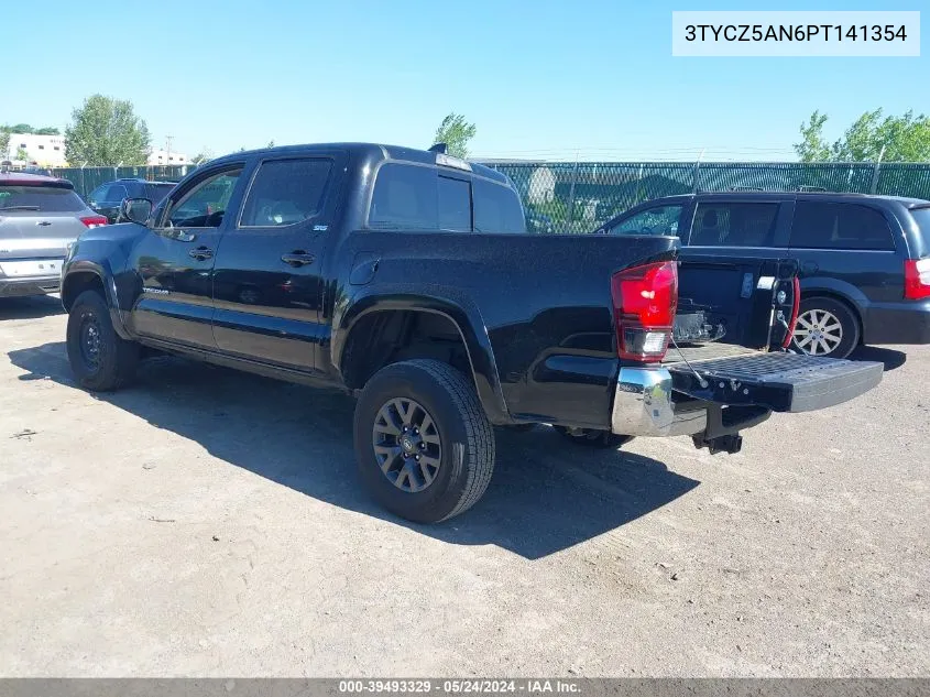 2023 Toyota Tacoma Sr5 V6 VIN: 3TYCZ5AN6PT141354 Lot: 39493329