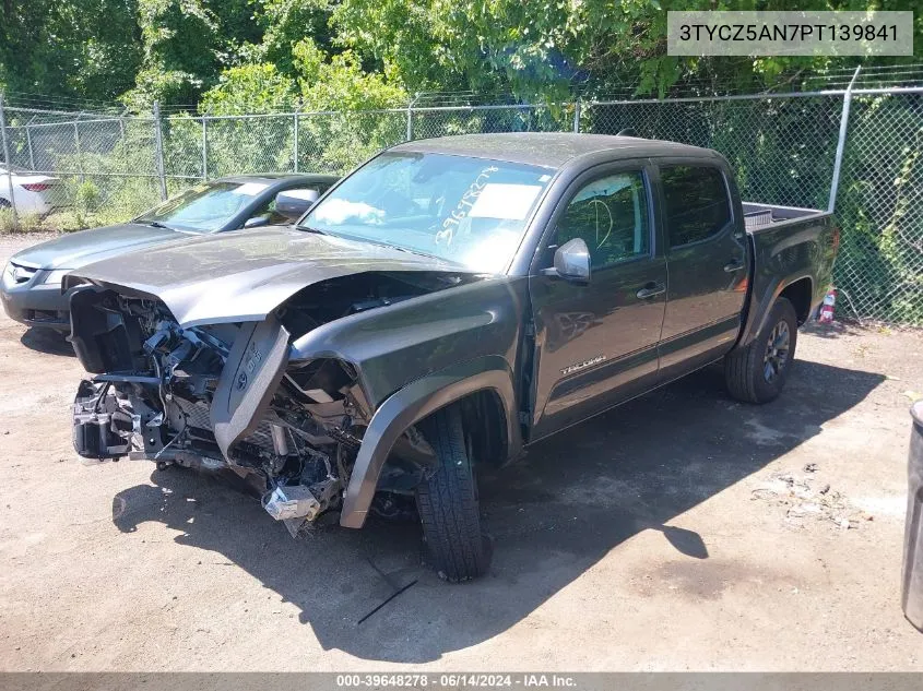 2023 Toyota Tacoma Sr5 V6 VIN: 3TYCZ5AN7PT139841 Lot: 39648278