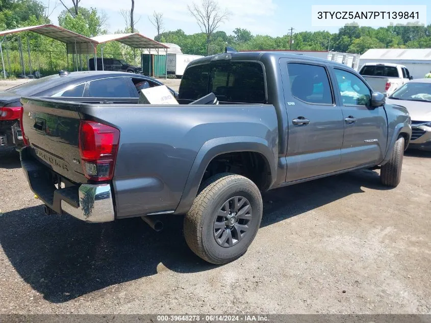 2023 Toyota Tacoma Sr5 V6 VIN: 3TYCZ5AN7PT139841 Lot: 39648278