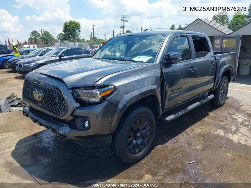 2023 Toyota Tacoma Limited VIN: 3TMGZ5AN3PM576278 Lot: 39649748