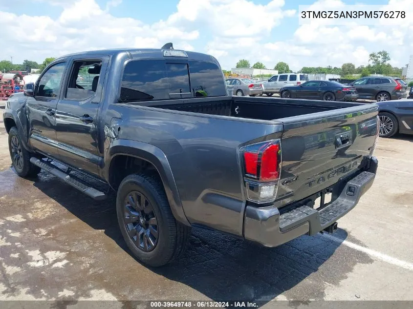 2023 Toyota Tacoma Limited VIN: 3TMGZ5AN3PM576278 Lot: 39649748