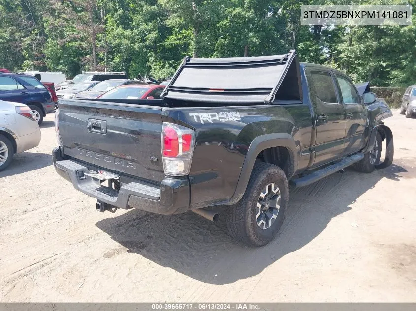 2023 Toyota Tacoma Trd Off Road VIN: 3TMDZ5BNXPM141081 Lot: 39655717