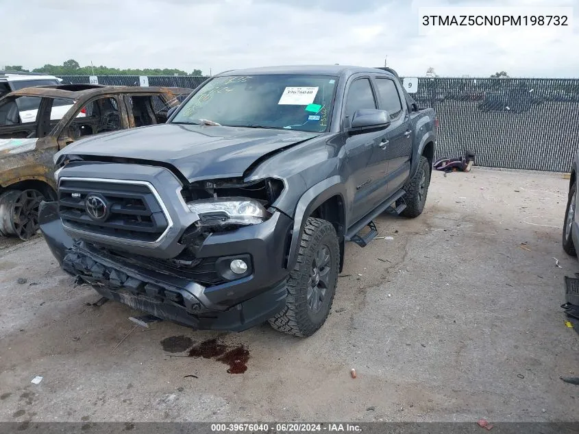 2023 Toyota Tacoma Sr5 V6 VIN: 3TMAZ5CN0PM198732 Lot: 39676040