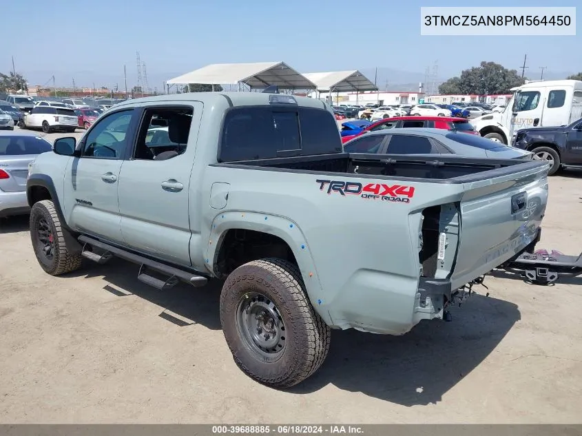 2023 Toyota Tacoma Trd Off Road VIN: 3TMCZ5AN8PM564450 Lot: 39688885