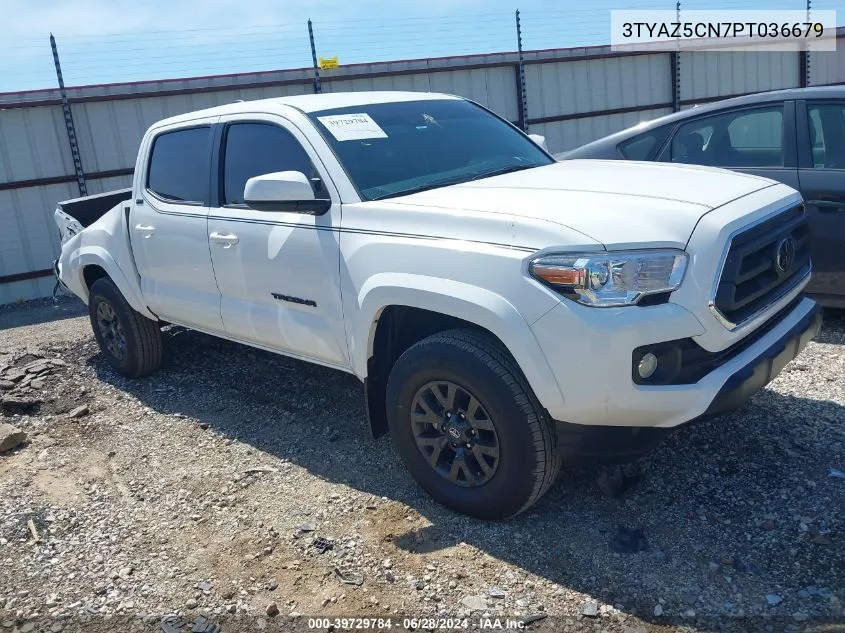 2023 Toyota Tacoma Sr5 V6 VIN: 3TYAZ5CN7PT036679 Lot: 39729784