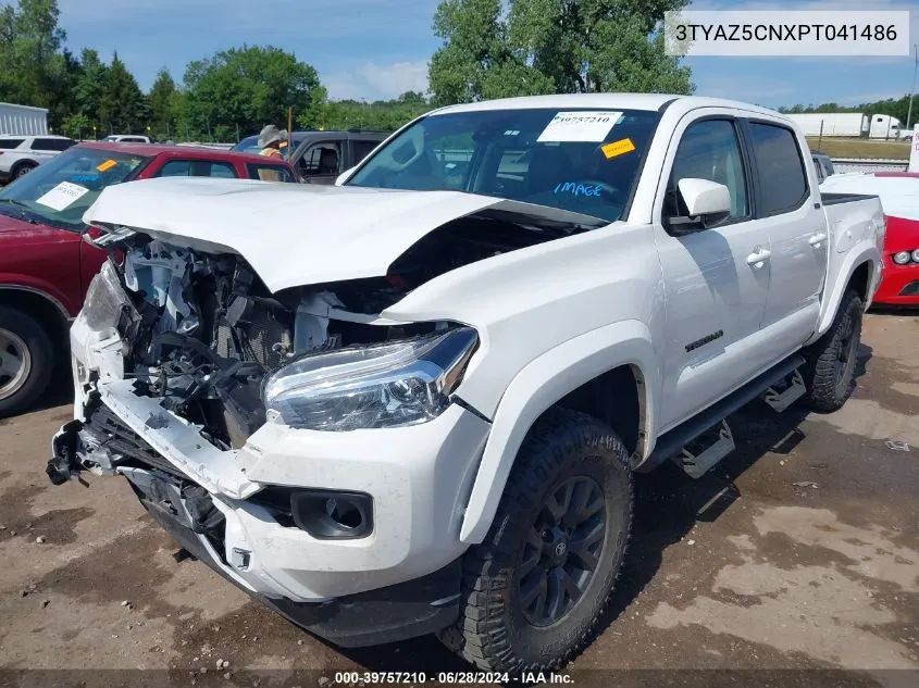 2023 Toyota Tacoma Sr5 V6 VIN: 3TYAZ5CNXPT041486 Lot: 39757210